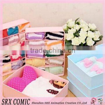 Plastic Bra Underwear Storage Box, Home Storage Box With Lid,2015 Home Storage Container With Lid