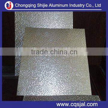 Low price 3105 1050 3003 5052 embossed / plain surface aluminum sheet coil for refrigerator bottom panel