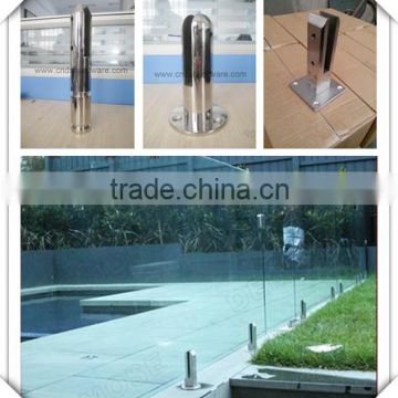 Spigot of precision casting stainless steel railing glass clamp for stairs