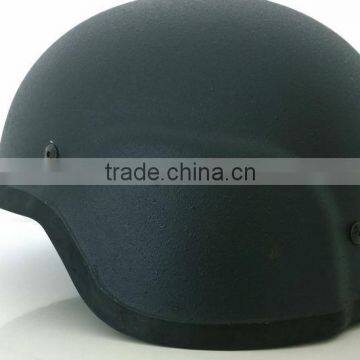 Black military ballistic helmets