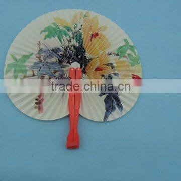 Customise handmade paper fan for promotional gift