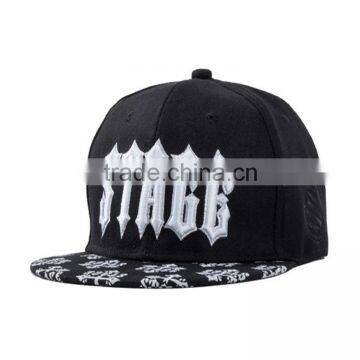 Custom Embroidered Caps, Wholesale Snapback Embroidery,Unisex Gender Snapback Hat