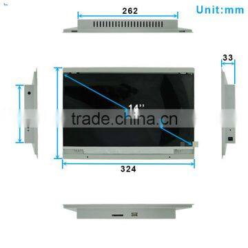14" UART HD RS232 Function Bus 12V DC LED TV Panel photo-5