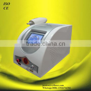 Nd Yag tattoo laser removal/ skin rejuvenation beauty salon equipment / tattoo removal pigmentation therapy