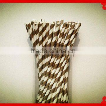 Bar Plastic Custom Printed Paper Drinking Straw for Wedding Party