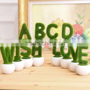 English letters plants 26 English letters Potted plastic plants