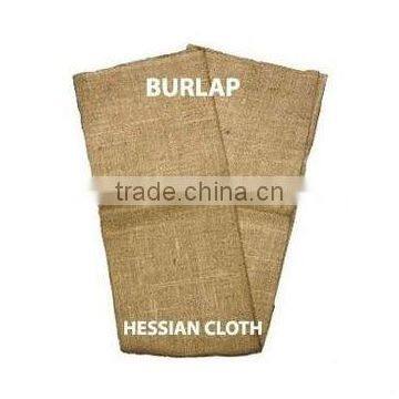 Custom 100 Percent Jute Natural Plain Knitted Hessian Cloth Burlap