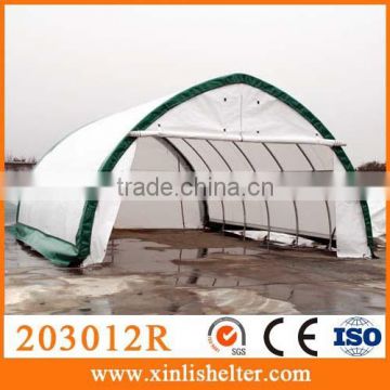 Two Zipper Rolling Up Door Portable Car Shelter