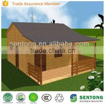 high standard prefabricated living wooden house/villa