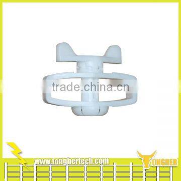 PVC white high tension wire tensioner for electric fence wires