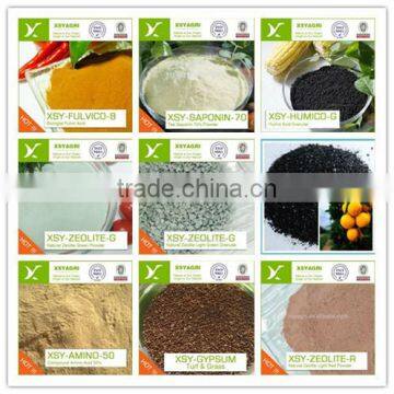potassium humate humic acid amino acid powder fertilizer sphagnum peat moss zeolite seaweed extract tea seed meal