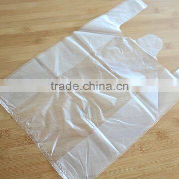 Custom printed HDPE T-shirt plastic bags