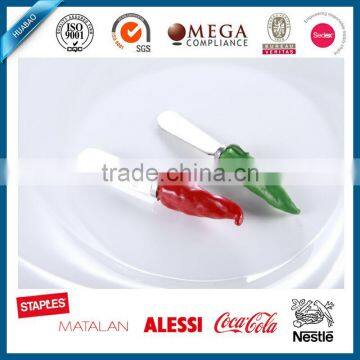 2016 promotional knife with poly handle, royalty line knife, hot sale polyresin knives with cake shovel