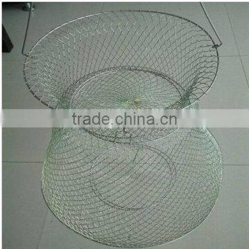 Wire mesh fish trap fishery protection, fish basket