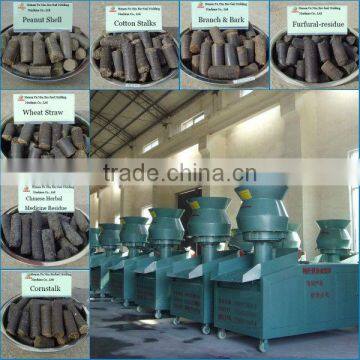 Large partices biomass corn stalk briquette machine