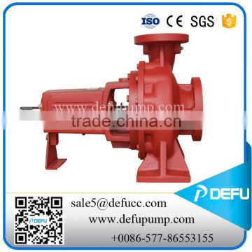 portable bare end suction centrifugal fire pump