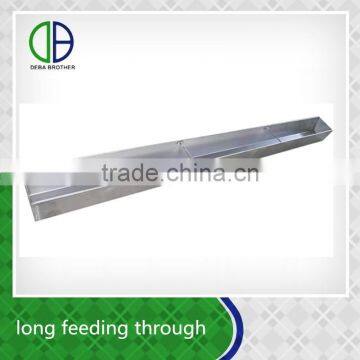 Swine long feeding trough for pig stainless material factory supply