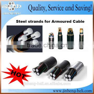 Single core insulated double-layer steel wire armoured cable