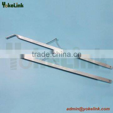 Electrical Utility product Galvanized Steel Welding Alley Arm Brace With good price