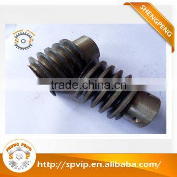 Customized machining stainless steel micro worm gear shaft