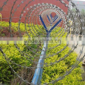 ISO9001 Standard the Lasted Razor Barbed Wire Machine / Razor Wire Fence photo-6