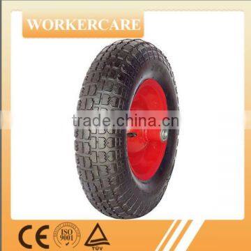 hand trolley pneumatic rubber wheels 4.00-6