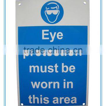 High quality custom self adhesive pvc safety sign sticker