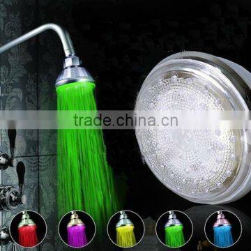 Adjustable Modle 7 Color Change LEDlight Bathroom Shower Head Faucet