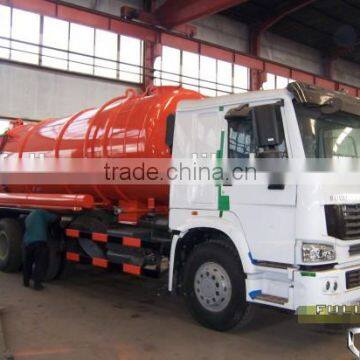 SINOTRUK 6X4 13M3-22M3 Vacuum Sewage Suction Tank Truck For Oil photo-2