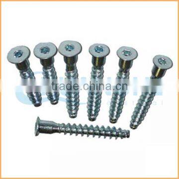 China Factory Sales Flat Hex Head Furniture Screw