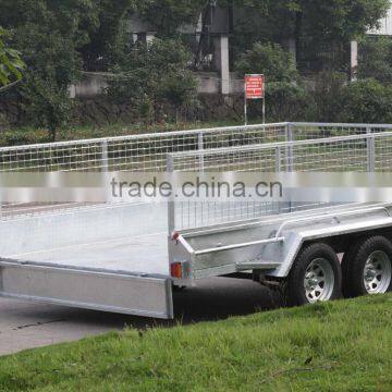 Hot Selling Weled Tandem Cage Trailer 10x6/12x6