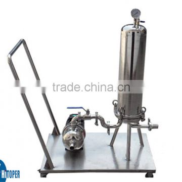 High precision housing cartridge filter in industrial water treatment system