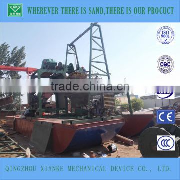 Chain Bucket Sand excavating Dredger/Ship