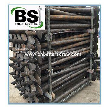 Hot Dipped Galvanized Helical Screw Piles photo-5
