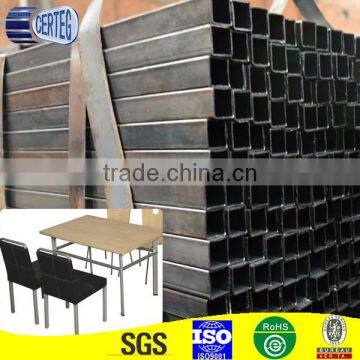 dining table and desk furniture black steel tube/pipe