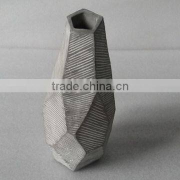 Cheap White Garden Concrete Plant Pots Flower Vase photo-2