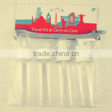 4pcs Travel Bottle Set Plastic Travel Bottle Kit Color Cheap Travel Bottle Set photo-2