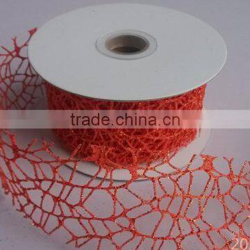 Gillter Colorful Christmas Deco Mesh Spider Mesh Ribbon photo-2