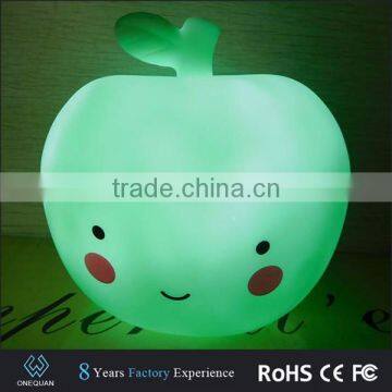 2017 Happy family decorative apple shape sleeping lamp for kids bedroom