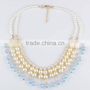 Handmade Alloy Zircon Jewelry Necklace photo-6