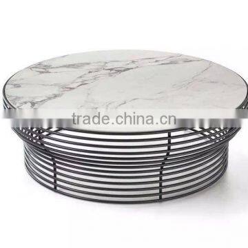 Alibaba online shopping power coating frame metal coffee table high qualtiy