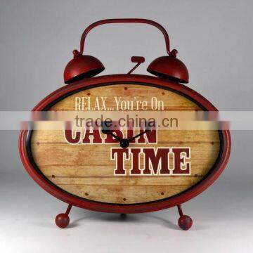 Metal Desktop Clock