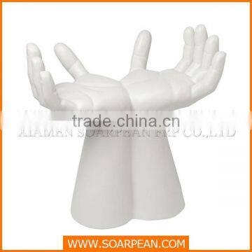 Giant fiberglass hands statues commercial display