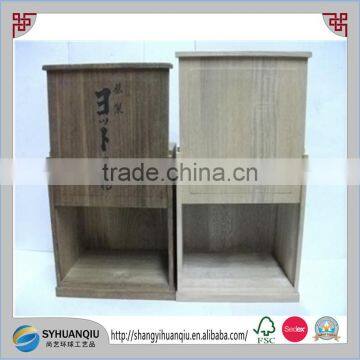 High Quality paulowniad wooden sliding gift box