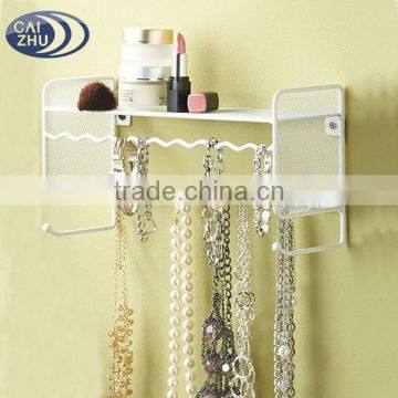 Wall metal Mounted hanging jewelry storage organizer