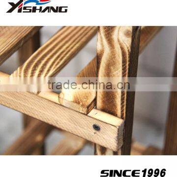 Custom 6 Tiers Antique Wood Plant Stand photo-6