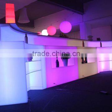 Round Colorful Top Selling Outdoor Plastic Led Bar Furniture photo-3