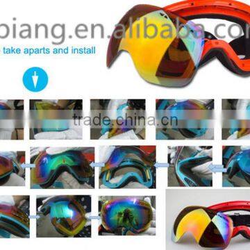 High Quality Ski Goggles Interchangable Lens photo-3