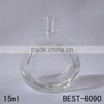 0.5oz 15ml circle glass bottle small for sale