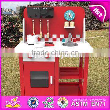New Design Children Play Kitchen Set Boys Wooden Pretend Kitchen Set W10C291 photo-3